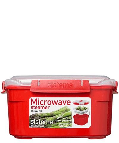 Sistema Mikrowellen Dampfgarer mit herausnehmbarem Korb 2400ml Sistema Mikrowellen Dampfgarer mit herausnehmbarem Korb 2400ml von Sistema