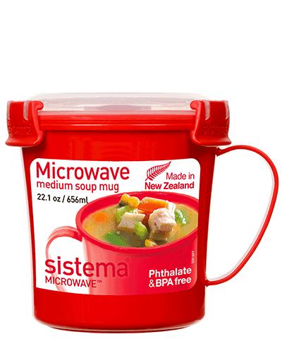 Sistema Mikrowellen-Suppentasse 656ml Sistema Mikrowellen-Suppentasse 656ml von Sistema