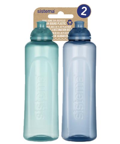 Sistema Swift Trinkflasche 480ml mit Trinkaufsatz 2er Pack Sistema Swift Trinkflasche 480ml mit Trinkaufsatz 2er Pack von Sistema