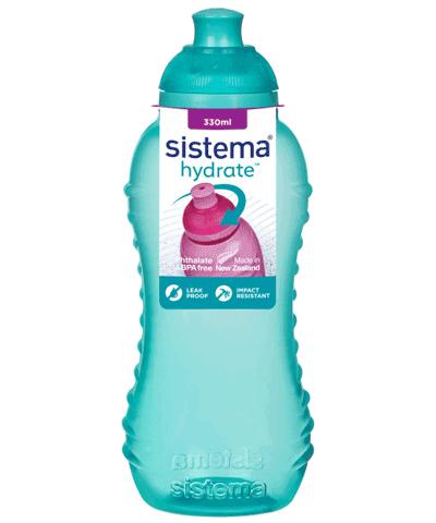 Sistema Twist 'n' Sip Squeeze Sports Wasserflasche 330ml Sistema Twist 'n' Sip Squeeze Sports Wasserflasche 330ml von Sistema