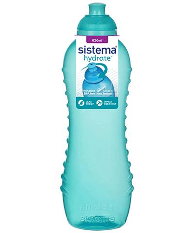 Sistema Twist 'n' Sip Squeeze Sports Wasserflasche 620ml Sistema Twist 'n' Sip Squeeze Sports Wasserflasche 620ml von Sistema