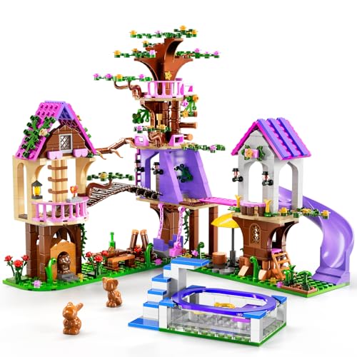 Sitodier Großes Baumhaus-Bauspielzeug für Mädchen, 809PCS Waldhaus Bauklötze mit Tieren und Pool, Geburtstagsgeschenke für Kinder Mädchen Jungen Alter 8 9 10 11 12+ Sitodier Großes Baumhaus-Bauspielzeug für Mädchen, 809PCS Waldhaus Bauklötze mit Tieren und Pool, Geburtstagsgeschenke für Kinder Mädchen Jungen Alter 8 9 10 11 12+ von Sitodier