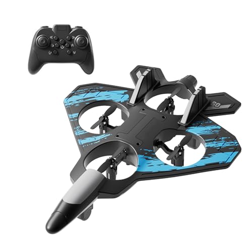 Ferngesteuertes Flugzeug Rc Flugzeuge,360° Surround Modellflugzeug Ferngesteuert Kampfjet Vertikal Startendes Schaumflugzeug RCFlugzeug Anfänger Für Kinder Erwachsene von Siuwddee