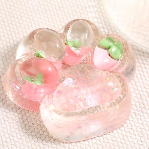 Katzenpfoten Squishy Pfote, Cat Paw Squishy Squeeze Toy, Squishy Cat Paw Anti Stress Bälle, Stress Relief Toy Squishy Spielzeug Mini Katzenpfote Quetschspielzeug Für Kinder Und Erwachsene von Siuwddee