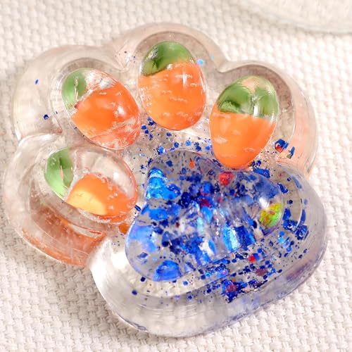 Katzenpfoten Squishy Pfote, Cat Paw Squishy Squeeze Toy, Squishy Cat Paw Anti Stress Bälle, Stress Relief Toy Squishy Spielzeug Mini Katzenpfote Quetschspielzeug Für Kinder Und Erwachsene von Siuwddee