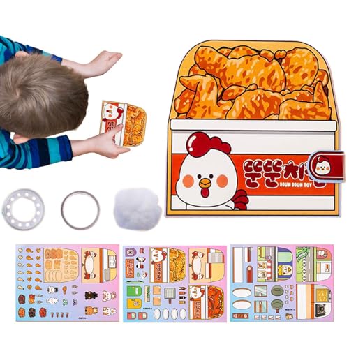 Siuwddee Beschäftigungsbuch für Kleinkinder, ruhige Bücher für Kleinkinder,Sensorisches Beschäftigungsbuch Aufklebern, ruhiges Aktivitätsbuch - Buntes Kleinkind-Aktivitätsbuch, Siuwddee Beschäftigungsbuch für Kleinkinder, ruhige Bücher für Kleinkinder,Sensorisches Beschäftigungsbuch Aufklebern, ruhiges Aktivitätsbuch - Buntes Kleinkind-Aktivitätsbuch, von Siuwddee