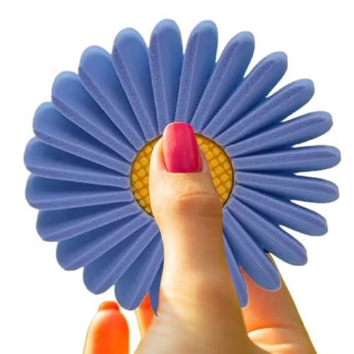 Siuwddee Blumen Fidget Toys - Drehkreisel - Beruhigende Sonnenblume Für Ostergeschenk Reise Büro Schule Party Mitgebsel Weihnachtsmann Strumpf von Siuwddee