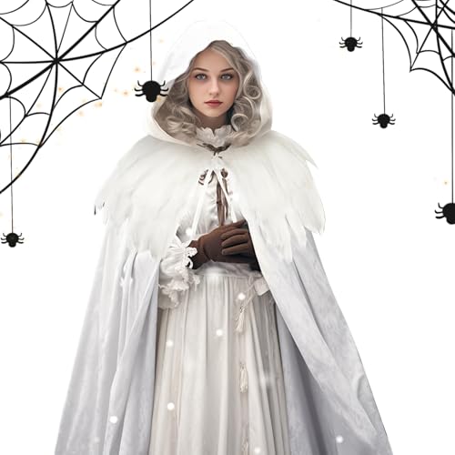 Siuwddee Kapuze Umhang, Karneval Verkleidung Samt Cape Mit Kapuze, Samt Umhang Outfit Accessoire Für Mittelalter Erwachsene Männer Frauen Hexen Partys Events Cosplay Siuwddee Kapuze Umhang, Karneval Verkleidung Samt Cape Mit Kapuze, Samt Umhang Outfit Accessoire Für Mittelalter Erwachsene Männer Frauen Hexen Partys Events Cosplay von Siuwddee