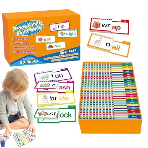 Siuwddee Lesen und Reimbuch, Word Family Books,Lesen Sie Reimaktivität Word Family Build Book | Lernen Sie, Phonics zu lesen, Brief Sounds Sehung Bildungsspiele für Kinder Siuwddee Lesen und Reimbuch, Word Family Books,Lesen Sie Reimaktivität Word Family Build Book | Lernen Sie, Phonics zu lesen, Brief Sounds Sehung Bildungsspiele für Kinder von Siuwddee