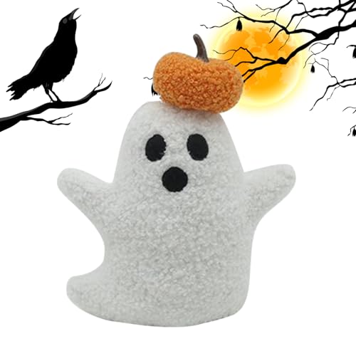 Siuwddee Plüschtier,Stoffgeist Halloween Dekoration - Weiches Kuschelkissen Süße Puppe Für Kinder Erwachsene Jugendliche Feiertage Geburtstag Festival Wohnzimmer Schlafzimmer Party von Siuwddee