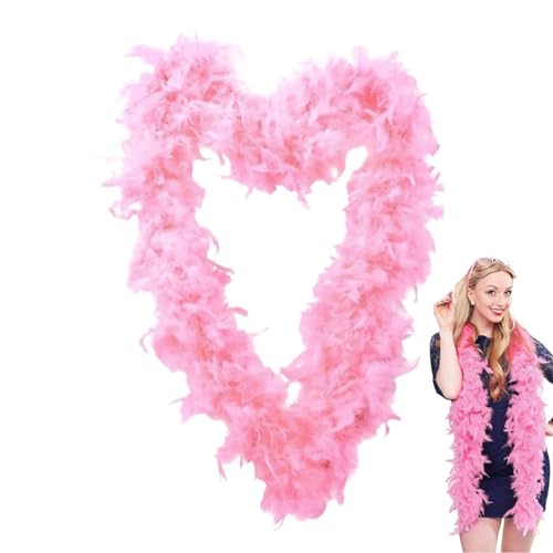 Siuwddee Truthahn Federboa 2m Flauschige Boa Truthahnfedern Dekorative Truthahn Feder Girlande Bunter Federboas Schal Mädchen Kostüm Für Cosplay, Partys, Hochzeit, Tanz Siuwddee Truthahn Federboa 2m Flauschige Boa Truthahnfedern Dekorative Truthahn Feder Girlande Bunter Federboas Schal Mädchen Kostüm Für Cosplay, Partys, Hochzeit, Tanz von Siuwddee