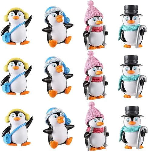 Sixfox 16 Stück Kawaii-Tier-Pinguin-Charaktere, Spielzeug, Mini-Figur, Spielset, niedlicher Pinguin, Kuchenaufsatz für Weihnachten, Geburtstag, Geschenk, Schreibtischdekoration Sixfox 16 Stück Kawaii-Tier-Pinguin-Charaktere, Spielzeug, Mini-Figur, Spielset, niedlicher Pinguin, Kuchenaufsatz für Weihnachten, Geburtstag, Geschenk, Schreibtischdekoration von Sixfox