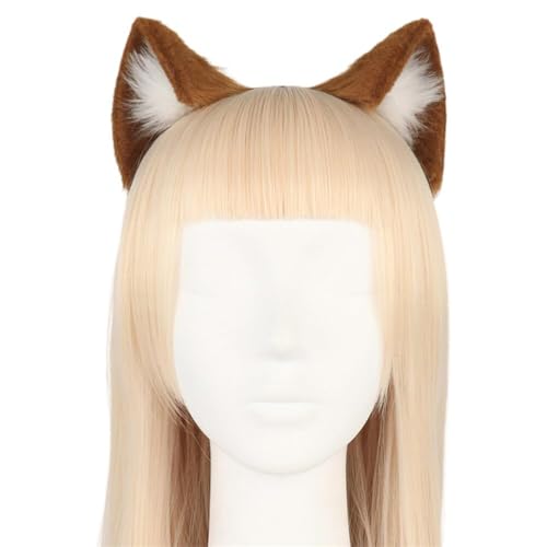 Sixfox Katze Fuchs Wolf Ohren Flauschige Katze Ohr Stirnband Kawaii Haarband Tier Cosplay Katze Wolf Fuchs Hund Ohren Haarband Stirnband Party Kostüm Zubehör Sixfox Katze Fuchs Wolf Ohren Flauschige Katze Ohr Stirnband Kawaii Haarband Tier Cosplay Katze Wolf Fuchs Hund Ohren Haarband Stirnband Party Kostüm Zubehör von Sixfox