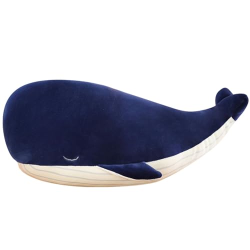 Sixfox Wal Plüschtier Plüsch Kuscheltier Groß Weich Blau Wal Umarmungskissen Niedlicher Wal Plüsch Puppe Spielzeug Kinder Geburtstag Geschenk (25cm) von Sixfox