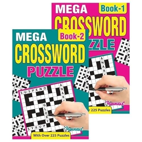 Sixstore A5 Mega Kreuzworträtsel Bücher 2er Set Cross Word Brain Teaser Puzzle Reisebuch Sixstore A5 Mega Kreuzworträtsel Bücher 2er Set Cross Word Brain Teaser Puzzle Reisebuch von Sixstore