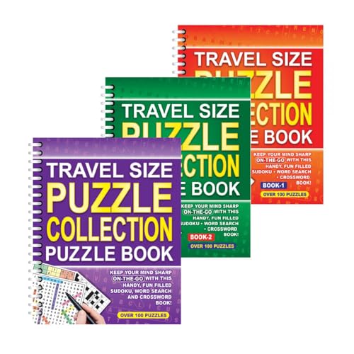 Sixstore A5 Spiralbindung Reisegröße 3 in 1 Sudoku, Wortsuche, Kreuzworträtsel-Sammelbuch, 3 Bücher Sixstore A5 Spiralbindung Reisegröße 3 in 1 Sudoku, Wortsuche, Kreuzworträtsel-Sammelbuch, 3 Bücher von Sixstore