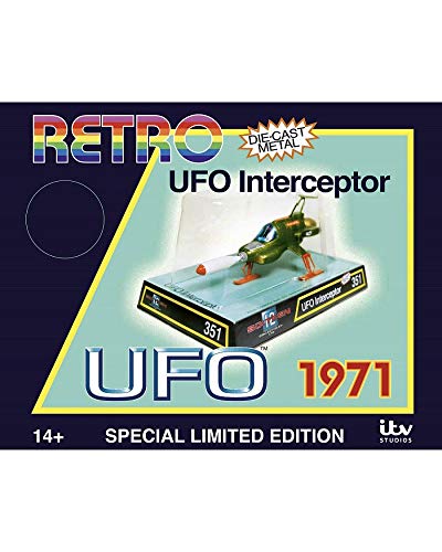 Sixteen 12 - UFO Interceptor 1971 Modell Die Cast Sonderedition Retro limitiert - mehrfarbig - 15 cm von Sixteen 12