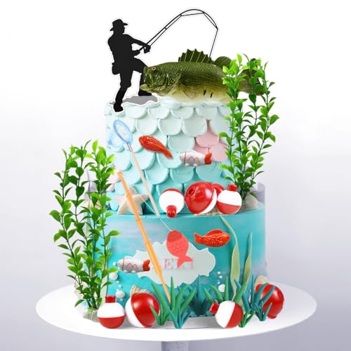 25 St Fische Angeln Tortendeko Angeln Cake Toppers im Fisch Deko für die Dekoration Aller Arten von Kuchen oder Desserts für die Fischerei Themengeburtstagsfeiern, Urlaubspartys, Turnier Feiern,Taufe 25 St Fische Angeln Tortendeko Angeln Cake Toppers im Fisch Deko für die Dekoration Aller Arten von Kuchen oder Desserts für die Fischerei Themengeburtstagsfeiern, Urlaubspartys, Turnier Feiern,Taufe von Siyrdxcbt