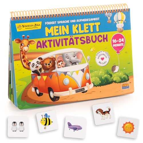 Ska Kids Montessori Spielzeug Buch für Kinder ab 16-24 Monaten, Quiet Book Lernspiel mit Klett-Sticker Funktion.Beschäftigung Busy Book für Mädchen und Jungen, das Spielzeug und Buch in einem vereint. Ska Kids Montessori Spielzeug Buch für Kinder ab 16-24 Monaten, Quiet Book Lernspiel mit Klett-Sticker Funktion.Beschäftigung Busy Book für Mädchen und Jungen, das Spielzeug und Buch in einem vereint. von Ska Kids