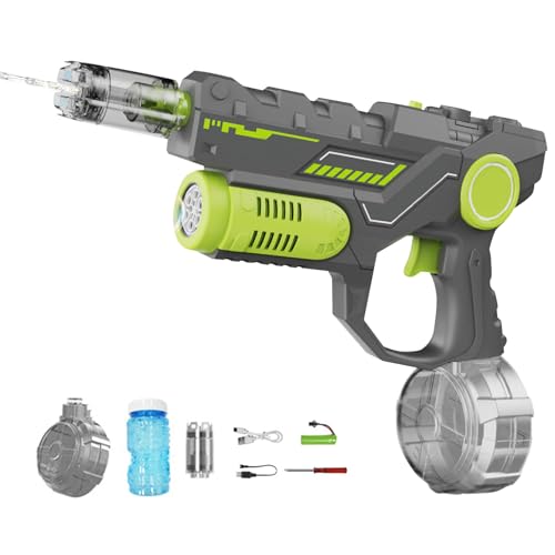 2-in-1 Wasserpistole Elektrisch mit Seifenblasenmaschine Funktion & LED Licht Automatische Wasserpistolen Bis zu 8-9 M Elektrische Wasserpistole für Erwachsene und Kinder Watergun 450ML Kapazität (D) 2-in-1 Wasserpistole Elektrisch mit Seifenblasenmaschine Funktion & LED Licht Automatische Wasserpistolen Bis zu 8-9 M Elektrische Wasserpistole für Erwachsene und Kinder Watergun 450ML Kapazität (D) von Skeadex