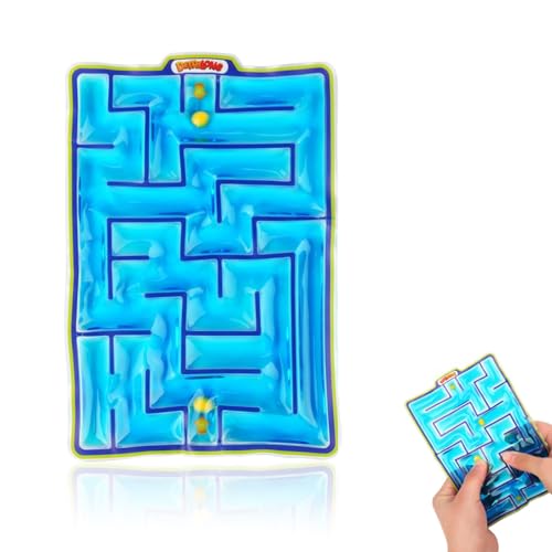 Sensorik Spielzeug Flüssig Puzzle, Gel gefüllter Squeeze Toy, Squishy Fidget Toys Maze Toy für Kinder, Autismus Spielzeug Sensory Toys Antistress Spielzeug für Jungen-Mädchen, Kindergeschenke (A) von Skeadex