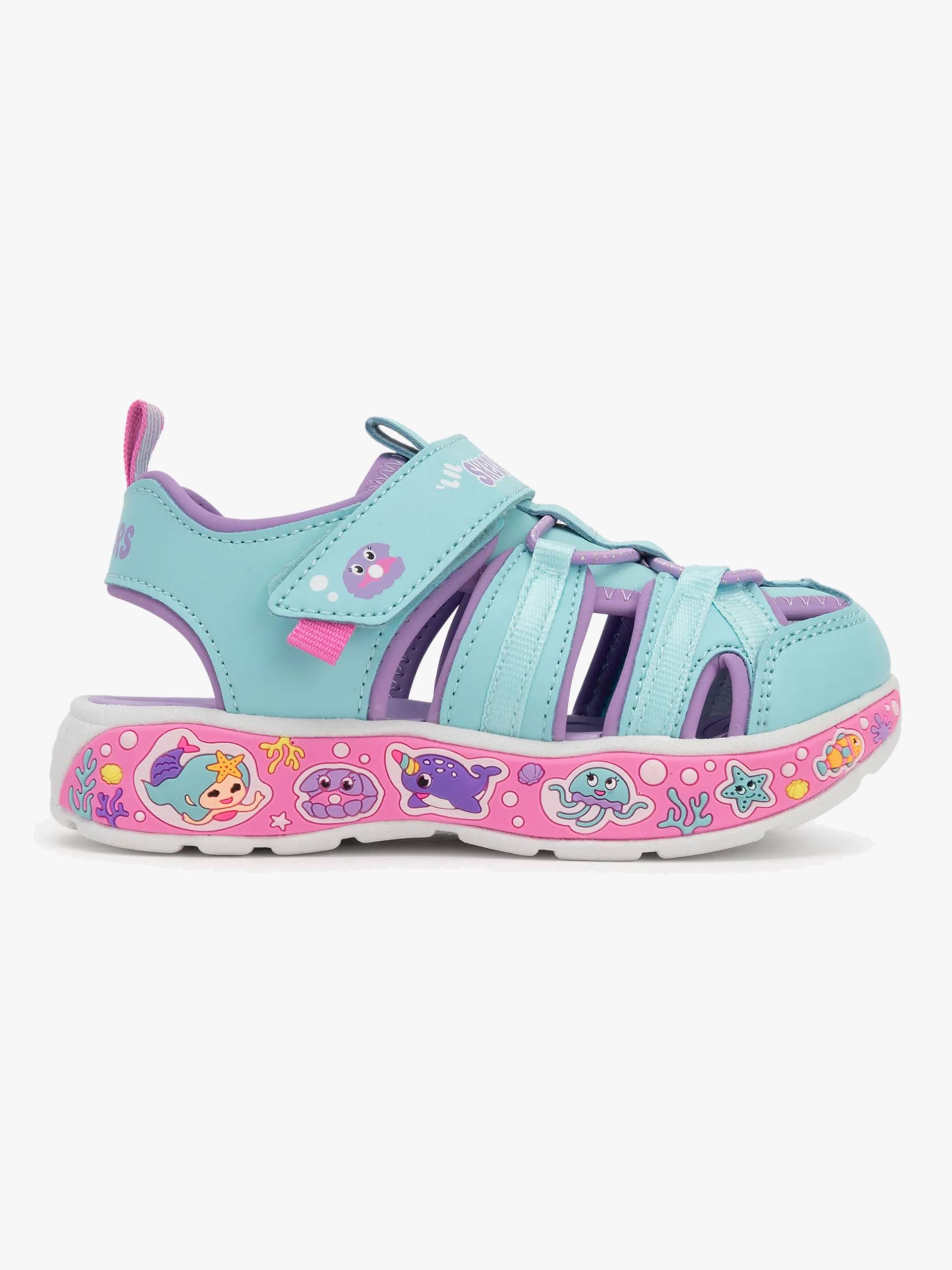 Skechers Play Scene Splash Cute Crew Kinder Sandalen, Blue, 22 Skechers Play Scene Splash Cute Crew Kinder Sandalen, Blue, 22 von Skechers