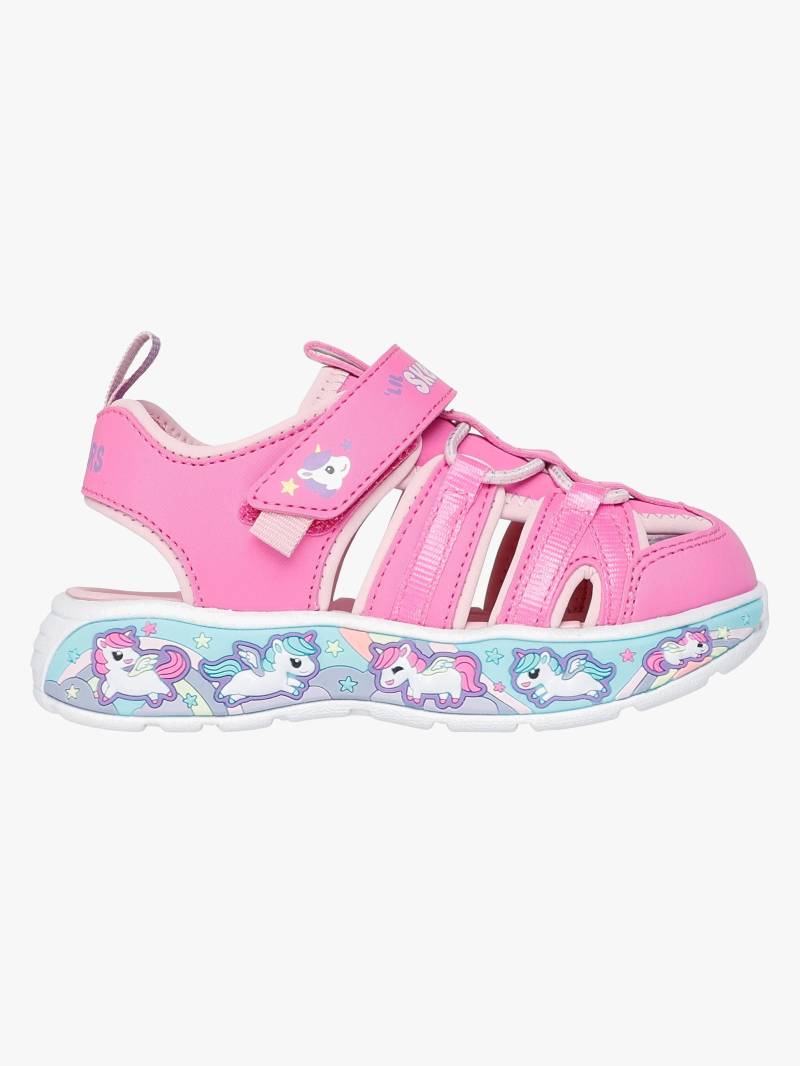 Skechers Play Scene Splash Cute Crew Kinder Sandalen, Pink, 25 von Skechers