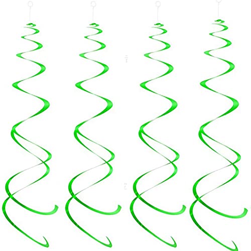Skiitches Party-Deckendekoration, Party-Dekoration, Geburtstagsdekoration, PVC-Spiralanhänger (grün) von Skiitches