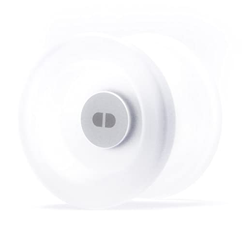 SkillAddicts Yoyo Set - Transparent Silber (Inklusive Kugellager, Yo-Yo-Schnüre und Jo-Jo-Tricks-Lern-App) von Skill Addicts