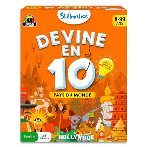 Skillmatics Kartenspiel 10 Mal Darfst Du Raten, Ländern der Welt, Geschenk für Kinder ab 8 Jahren, schnelles Spiel mit cleveren Fragen Skillmatics Kartenspiel 10 Mal Darfst Du Raten, Ländern der Welt, Geschenk für Kinder ab 8 Jahren, schnelles Spiel mit cleveren Fragen von Skillmatics