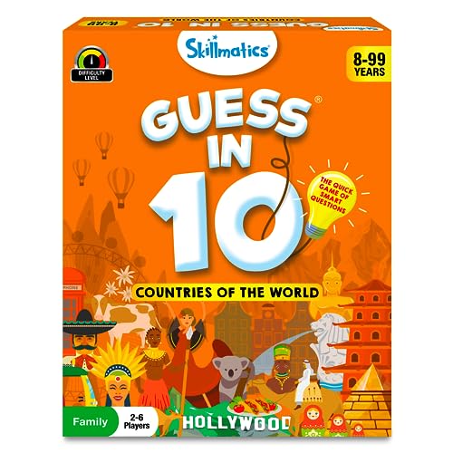 Skillmatics Card Game - Guess in 10 Countries of The World, Perfect for Boys, Girls, Kids & Families Who Love Toys, Gifts for Ages 8, 9, 10 & Up von Skillmatics