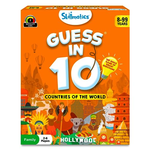 Skillmatics Card Game - Guess in 10 Countries of The World, Perfect for Boys, Girls, Kids & Families Who Love Toys, Gifts for Ages 8, 9, 10 & Up Skillmatics Card Game - Guess in 10 Countries of The World, Perfect for Boys, Girls, Kids & Families Who Love Toys, Gifts for Ages 8, 9, 10 & Up von Skillmatics
