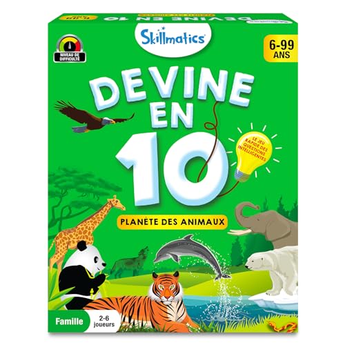 Skillmatics Kartenspiel: Guess in 10 The Animal World, Geschenk ab 6 Jahren, ein schnelles Spiel mit cleveren Fragen, ein extrem unterhaltsames Spiel für Familie und unterwegs Skillmatics Kartenspiel: Guess in 10 The Animal World, Geschenk ab 6 Jahren, ein schnelles Spiel mit cleveren Fragen, ein extrem unterhaltsames Spiel für Familie und unterwegs von Skillmatics