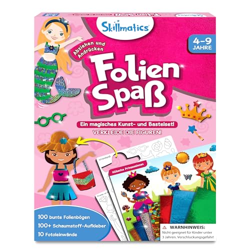 Skillmatics Kunst & Bastelaktivität- Folienspaß Verkleide die Figuren, Schmutzfreie Kunst für Kinder, Bastelsets, DIY-Aktivität, Geschenke für 4 bis 9 Jahre Skillmatics Kunst & Bastelaktivität- Folienspaß Verkleide die Figuren, Schmutzfreie Kunst für Kinder, Bastelsets, DIY-Aktivität, Geschenke für 4 bis 9 Jahre von Skillmatics