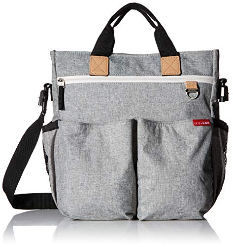 Skip Hop S200326 Tasche Duo Signature – Graumeliert Multifunktionale Umhängetasche, Grau von Skip Hop