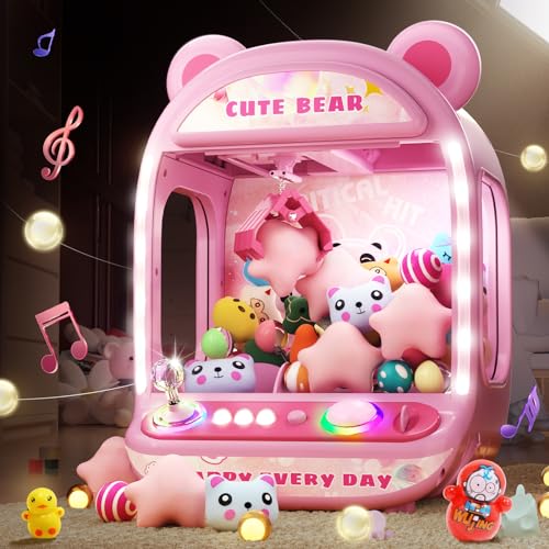 Skirfy Claw Machine für Kinder, Unicorns Spielzeug für Mädchen älter als 6+, Kinder Arcade Games Mini-Verkaufsmaschine mit Squishy Toy Candy Dispenser Machine, Klauenspielmaschine, Geburtstagsgeschenk Skirfy Claw Machine für Kinder, Unicorns Spielzeug für Mädchen älter als 6+, Kinder Arcade Games Mini-Verkaufsmaschine mit Squishy Toy Candy Dispenser Machine, Klauenspielmaschine, Geburtstagsgeschenk von Skirfy