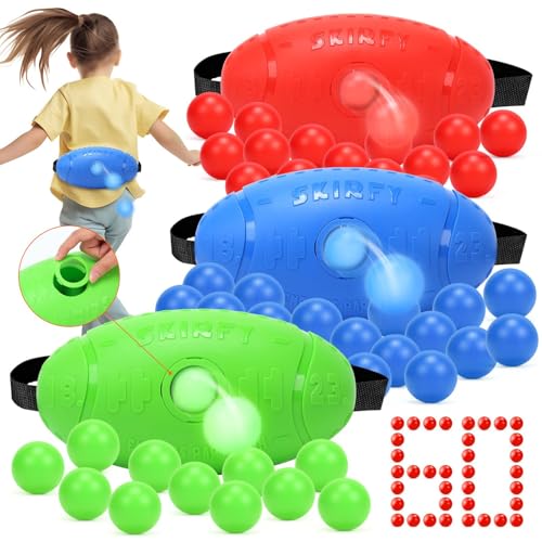 Skirfy Schüttelball-Set (3-teilig, 60 Bälle) ,Outdoor-Spielzeug für Jungen & Mädchen, Perfekt für Teambuilding, Neujahrspartys, Geburtstagsspiele für Kinder & Erwachsene, Rasenspiele Skirfy Schüttelball-Set (3-teilig, 60 Bälle) ,Outdoor-Spielzeug für Jungen & Mädchen, Perfekt für Teambuilding, Neujahrspartys, Geburtstagsspiele für Kinder & Erwachsene, Rasenspiele von Skirfy