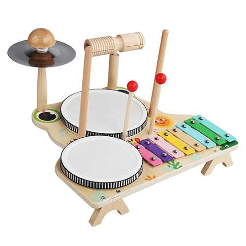 Wooden Musical Instrument Set for Toddlers Montessori Toy for Boys Girls, Birthday Gift & Early Learning Toy Wooden Musical Instrument Set for Toddlers Montessori Toy for Boys Girls, Birthday Gift & Early Learning Toy von Skirfy