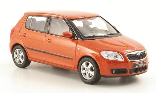 Skoda Fabia II, met.-hellorange, 2006, Modellauto, Abrex 1:43 Skoda Fabia II, met.-hellorange, 2006, Modellauto, Abrex 1:43 von Skoda