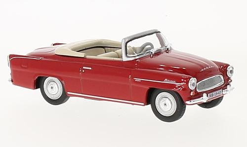 Skoda Felicia, Roadster, dunkelrot, Modellauto, Fertigmodell, Abrex 1:43 von Skoda