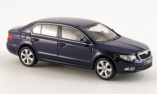Skoda Superb II, blau, Modellauto, Fertigmodell, Abrex 1:43 Skoda Superb II, blau, Modellauto, Fertigmodell, Abrex 1:43 von Skoda