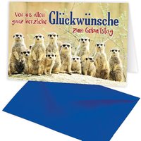 Geburtstagskarte Erdmännchen Geburtstagskarte Erdmännchen von Skorpion GmbH