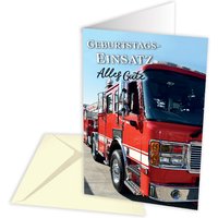 Geburtstagskarte Feuerwehr "Geburtstagseinsatz" Geburtstagskarte Feuerwehr "Geburtstagseinsatz" von Skorpion GmbH