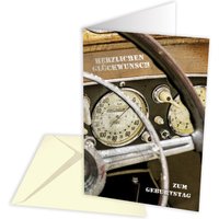 Geburtstagskarte Oldtimer Geburtstagskarte Oldtimer von Skorpion GmbH