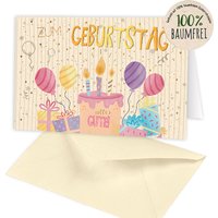 Geburtstagskarte Torte "Zum Geburtstag" Geburtstagskarte Torte "Zum Geburtstag" von Skorpion GmbH