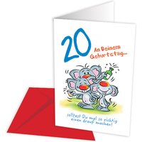 Geburtstagskarte zum 20. Geburtstag Geburtstagskarte zum 20. Geburtstag von Skorpion GmbH