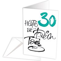 Geburtstagskarte zum 30. Geburtstag Geburtstagskarte zum 30. Geburtstag von Skorpion GmbH