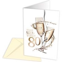 Geburtstagskarte zum 80. Geburtstag Geburtstagskarte zum 80. Geburtstag von Skorpion GmbH