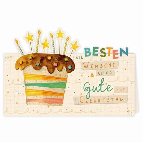 Skorpion Glückwunschkarte - Die besten Wünsche... - Geburtstag - mit Umschlag von Skorpion