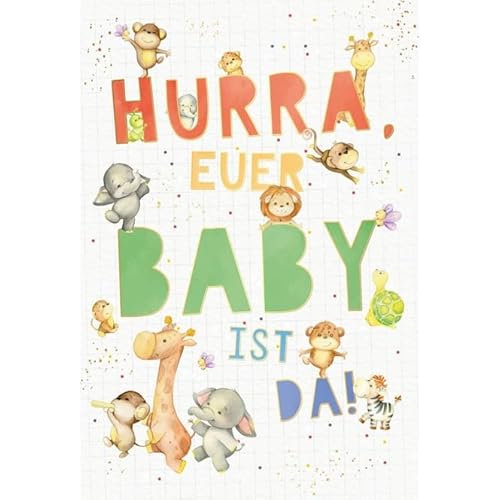 Skorpion Glückwunschkarte - Hurra, euer Baby ist da! von Skorpion